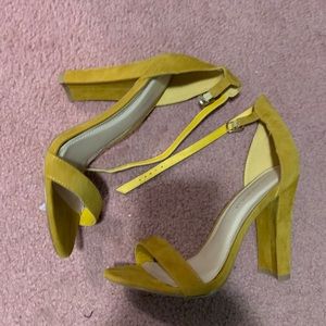 Yellow heels